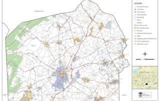 Map of Adams County PA